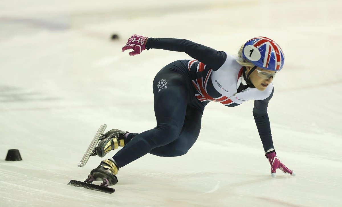 That's how you finish with a flourish 🙌 @Elise_Christie finished her World Cup season on the podium 👉 bit.ly/2Do1rlA