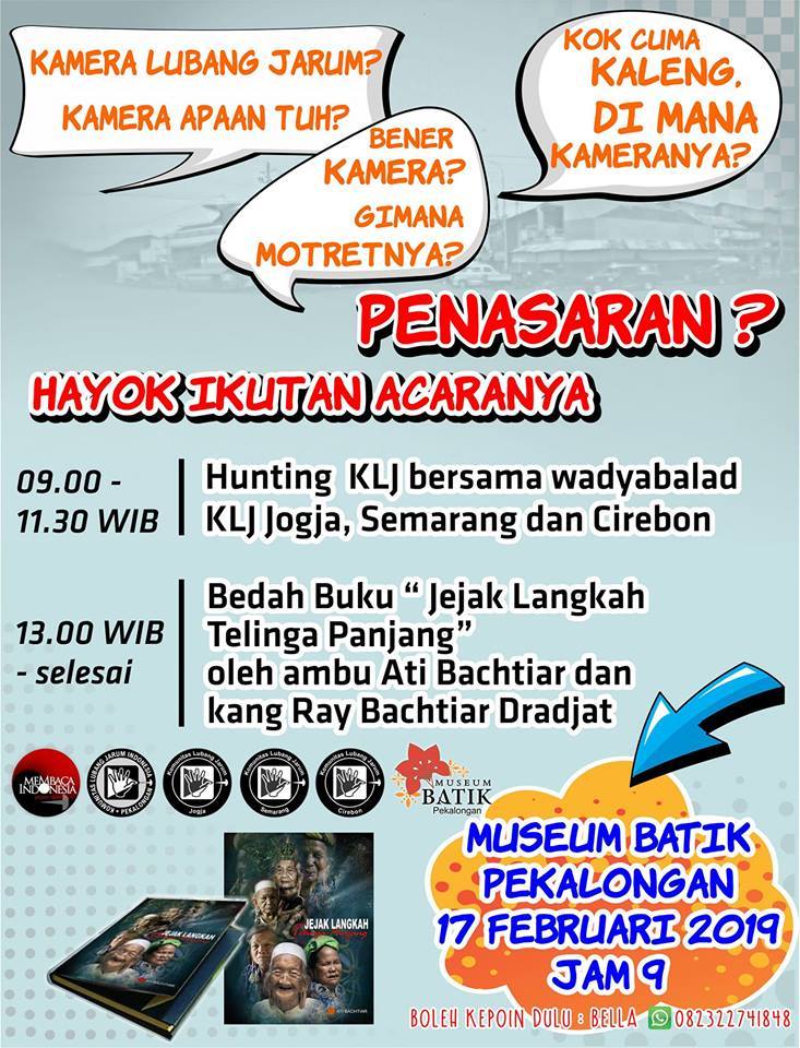 Komunitas Lubang Jarum Indonesia dari tiga provinsi bakal hunting bareng di Pekalongan kljjogja.wordpress.com/2019/02/11/kom…