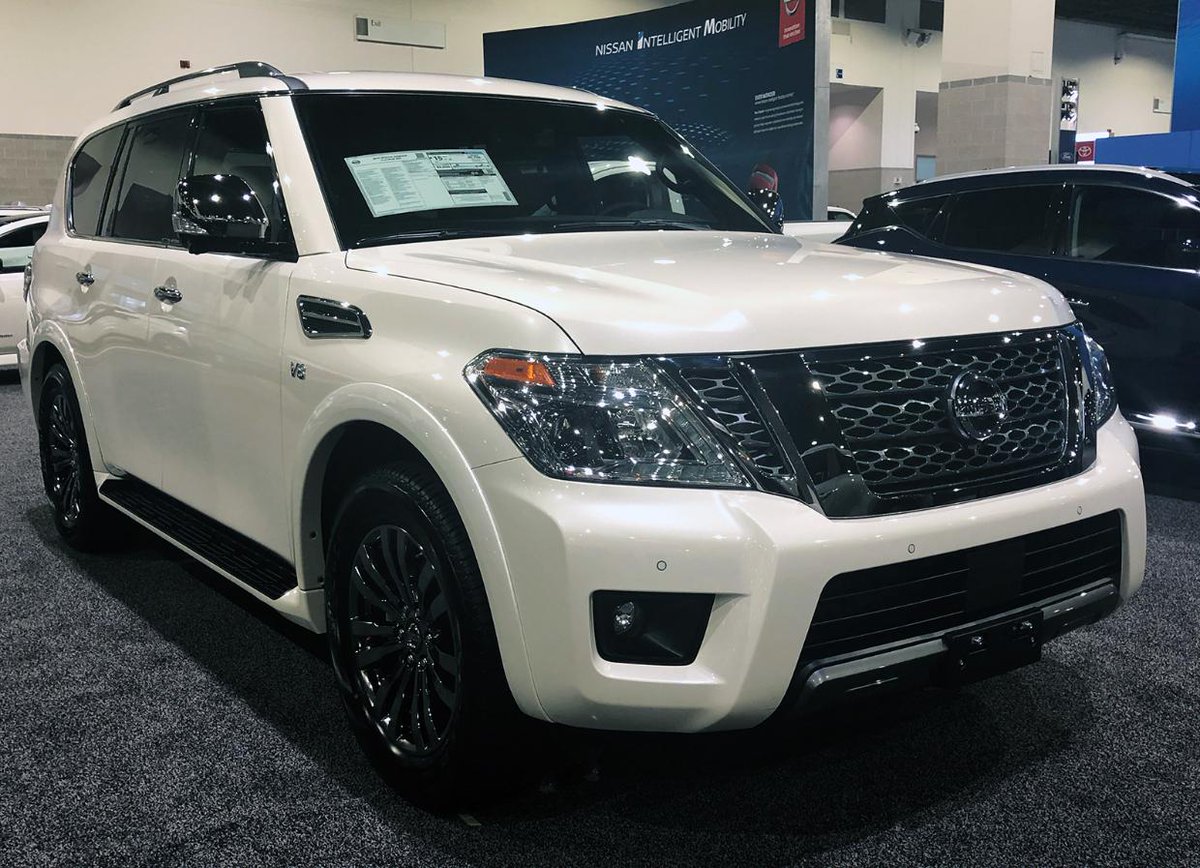 NEAutoShow's tweet image. Which full-size SUV is your favorite at the #NEAutoShow? 

#Nissan #Armada