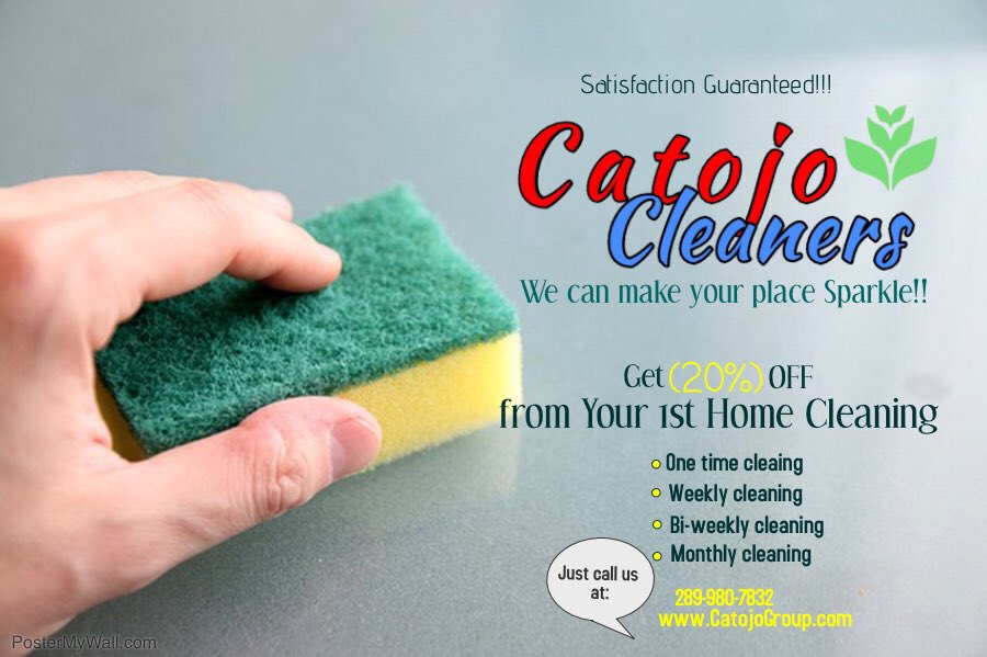 When You Need It Clean Call The Team! #Save(20%) Off Your First Cleaning Service! 🧼 🧽 
#cleanteam #catojocleaners #toronto #residential #cleaningservice #realtor #homeowner #cleaning