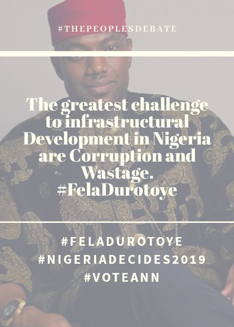 AbiaTeamfd's tweet photo. #NigeriaDecides2019 #FelaDurotoye #VoteANN #Peoplesdebate https://t.co/wO4DcUU1Vy