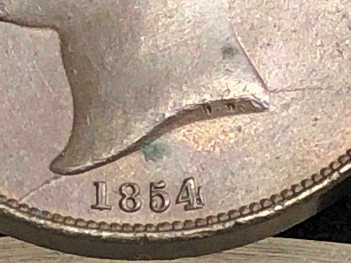 GBritaincoinsUk's tweet photo. 1854 Penny Unc Victoria Great Britain
S-3948
OT DEF DOUBLE STRUCK IN GRATIA and numbers 54 in date https://t.co/hYfArr8bIY