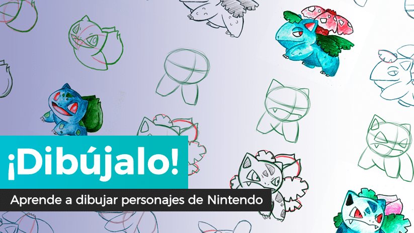 ¡Aquí arranca ¡Dibújalo!, nuestra nueva sección de la web donde podrás aprender a dibujar personajes de Nintendo de forma sencilla y genial! Primer tutorial, Bulbasaur, Ivysaur y Venusaur: nintenderos.com/2019/02/dibuja…