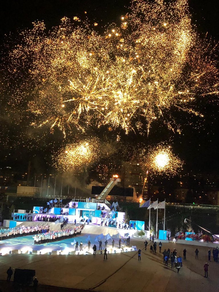 What a night at the Opening Ceremony 🎇 

All of the action gets underway tomorrow 🙌🏻

#Sarajevo2019 #EYOF2019