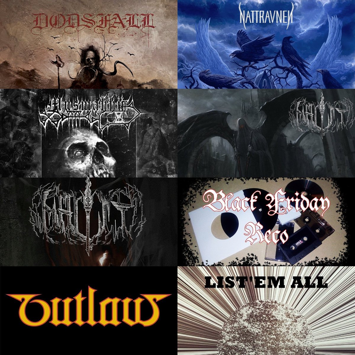 BlessedAltarZin's tweet photo. We had...
Monday:#Dรธdsfall ๐ณ๐ด/๐ธ๐ช review
Tuesday:#Nattravnen review
Wednesday:#Musmahhu ๐ธ๐ช review
Thursday:#Malist ๐ท๐บ review/interview
Friday:#BlackFriday #UGReco
Saturday: #Outlaw ๐ซ๐ฎ interview
Sunday:#ListEmAll article
#WeAreBlessedAltarZine #TheZineSupportingTheUnderground https://t.co/KpIxKvaElZ