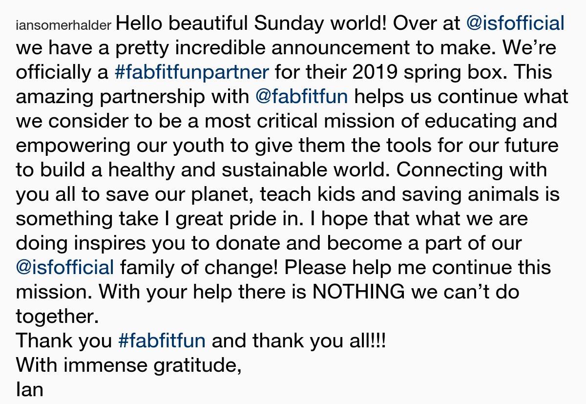 SomerFoxMulder's tweet image. Iansomerhalder @IS_Foundation #fabfitfun  #fabfitfunpartner