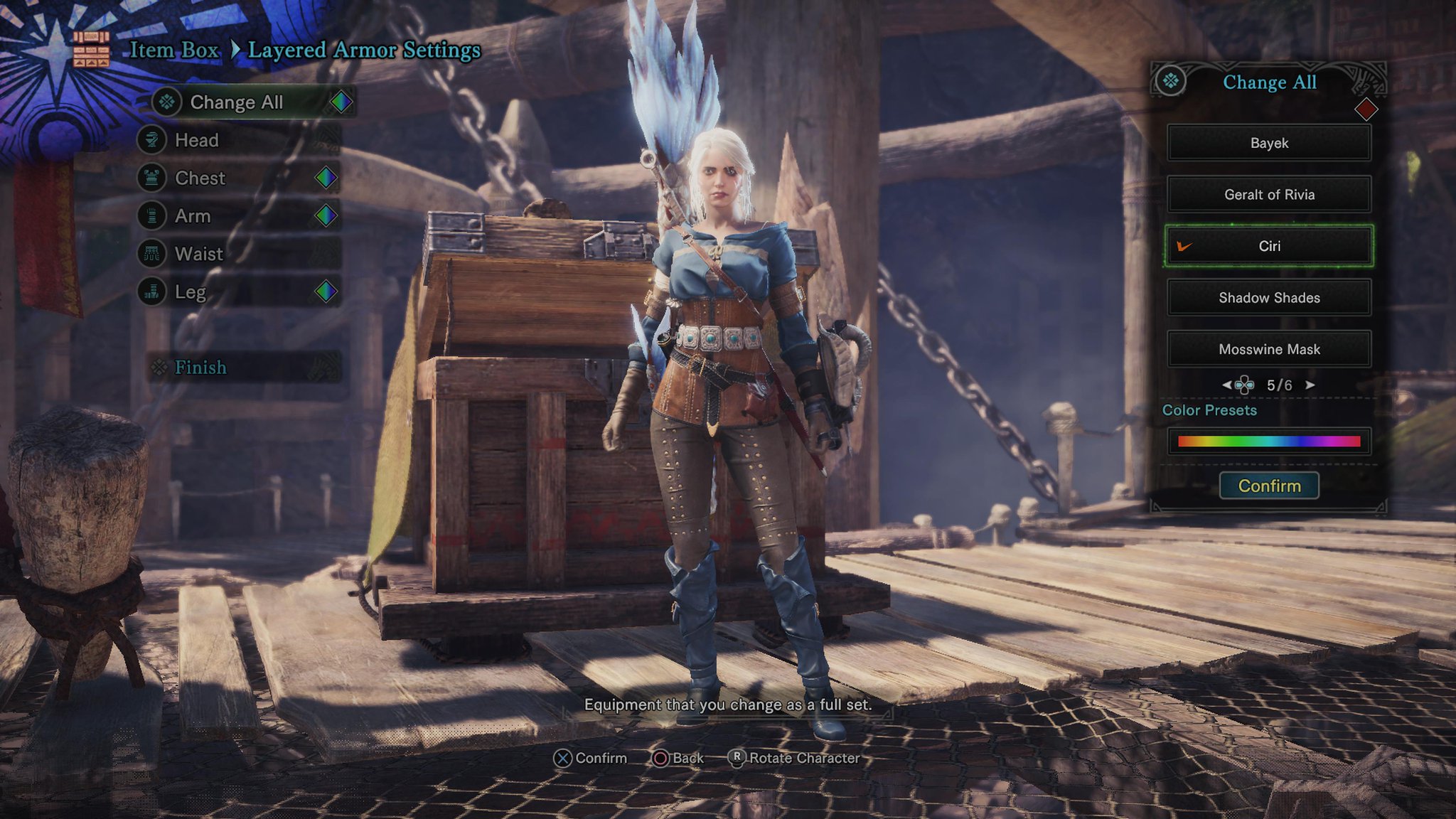 “Ciri Layered from Ancient Leshen” .