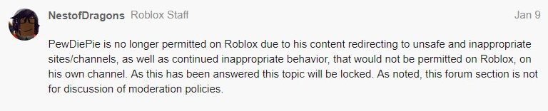 Bloxy News On Twitter Why Pewdiepie Was Terminated From Roblox - roblox twitter pewdiepie