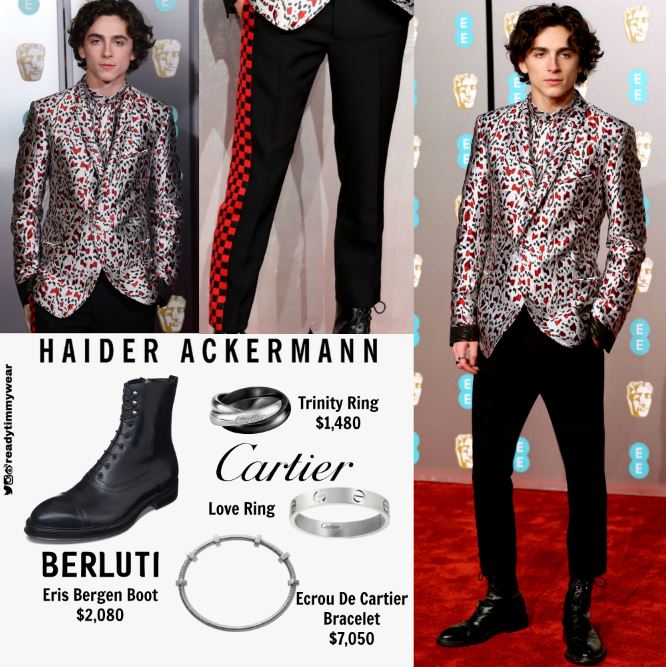 timothee chalamet cartier