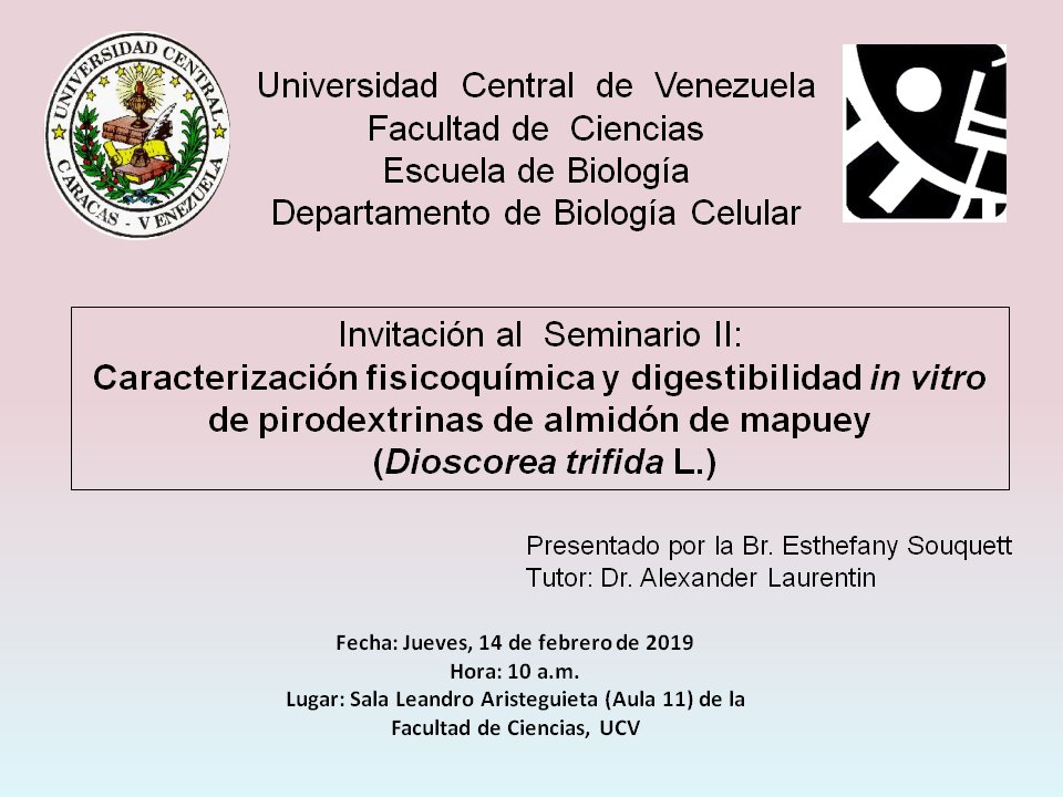 alexlaur18's tweet photo. Buscando valor agregado al #almidón de #mapuey como #pirodextrinas #Ciencias #UCV @Noticienciasucv @codecyt https://t.co/hTw59JW9q8