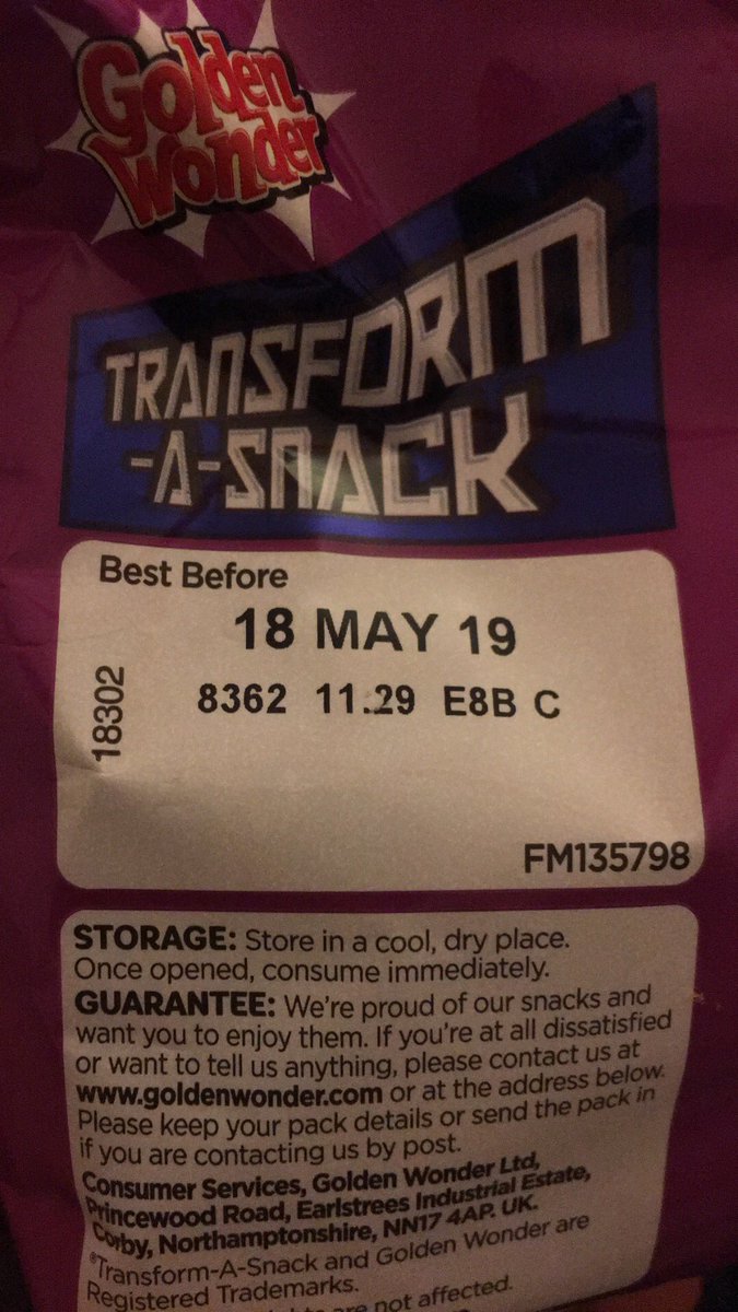 15wintergreen's tweet photo. @GoldenWonderUK these crisps are completely flavourless! The rest of the packs from the multipack are fine it’s just this one pack.  :/ ??? https://t.co/yCZfg4tRsv