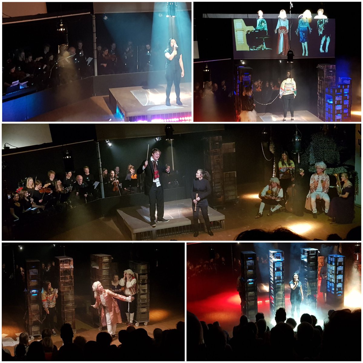 Kreativt samarbete = Inferno, på det allra bästa sätt! Premiär, fullsatt, imponerande🌟
infernolidingo.se #lidingomusikskola #sagateatern #elverket/musikenshus