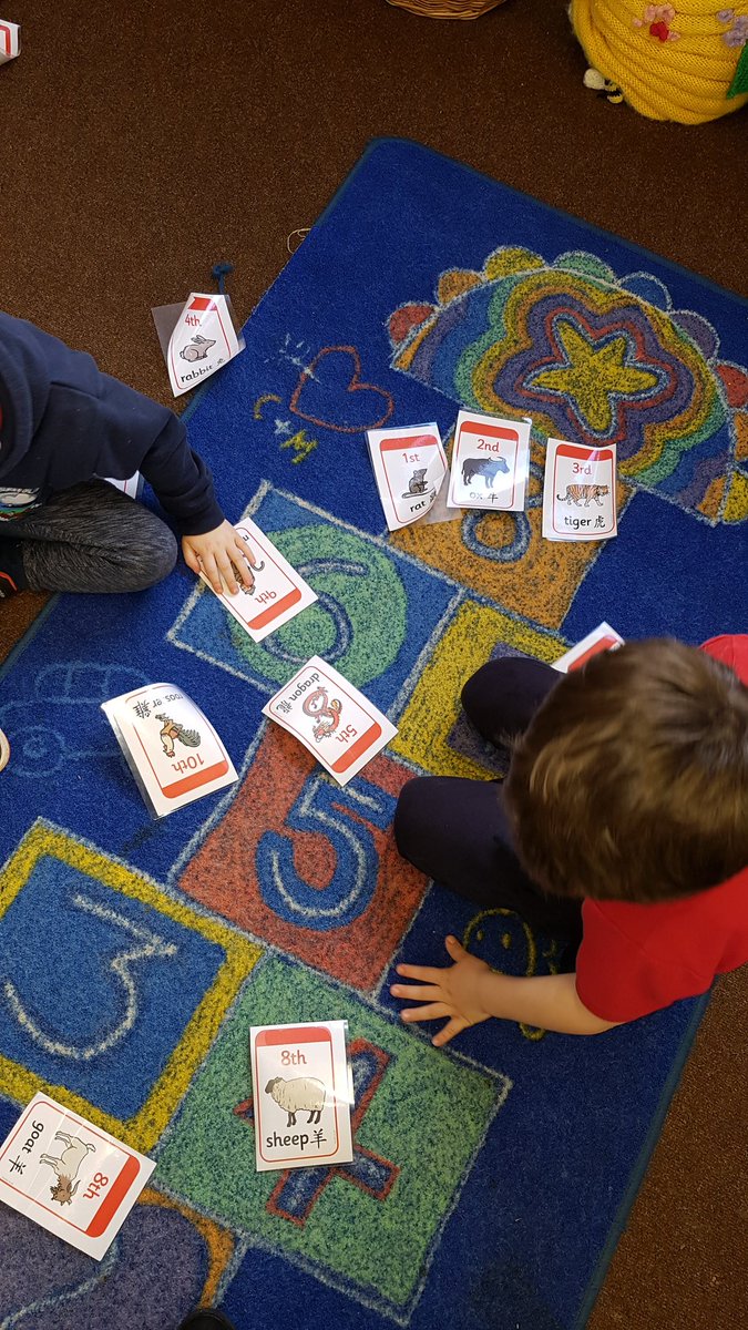 Hendrefoilan's tweet photo. Writing numbers to 10 in Mandarin, playing pairs and sequencing ordinal numbers in the Animal Race cards. #ChineseNewYear #hdfpRec https://t.co/nRgZdRXEe4