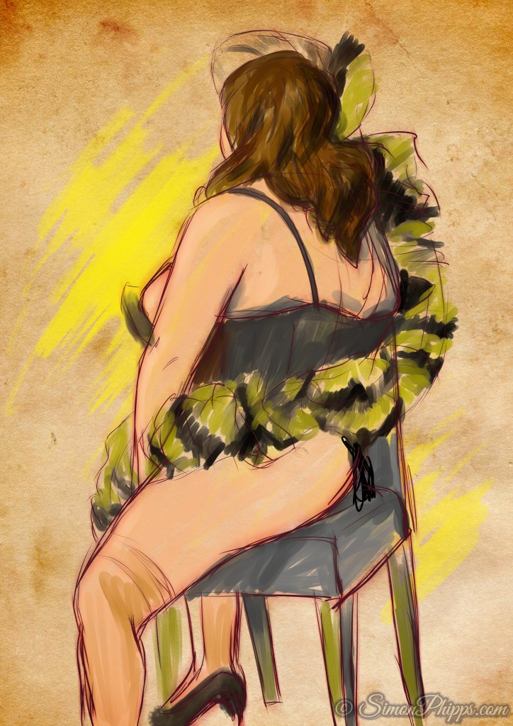 SimonPhippsArt's tweet photo. 15 min sketches from today's @DrSketchyNotts (Samsung Galaxy Book + @clipstudiopaint). Great to draw &amp; see @ladywildflower1 &amp; @TitsyBumsquash perform once more. Thanks also to @ScarlettDaggers &amp; @Mimi_Libertine see you all at next week's @LadedaCabaret x #burlesque #lifedrawing https://t.co/5Kl67NE5DE