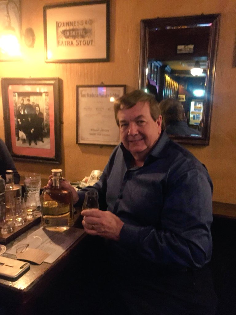 Dan and Rory were able to document Jim Brennan enjoying a nip of Teelings 33 year old single malt whiskey. 
This is Ireland's oldest whiskey and it's so great to see Jim enjoying it this Sunday 🙂 #whiskey #TheShelbourne #Teelings #PureCork #WeAreCork #Sunday
