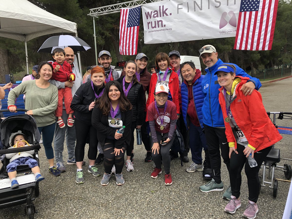 We had a great time support our patients this morning at the <a href="/TheALCF/">LungCancerFoundation</a> Your Next Step is the Cure 5K #beatlungcancer #anyonecangetlungcancer #stopthestigma