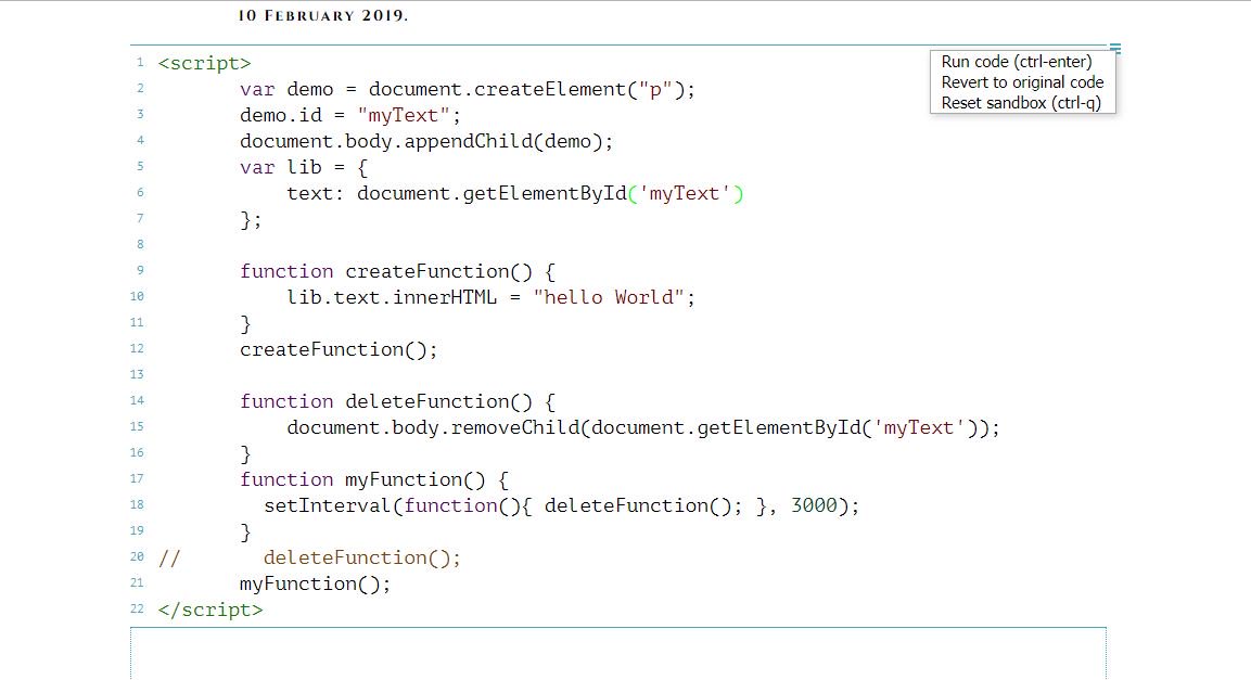pcp_system's tweet photo. createFunction();  deleteFunction();
#JavaScript
https://t.co/jTwtlfFm0u https://t.co/Dfh9mPWTjd