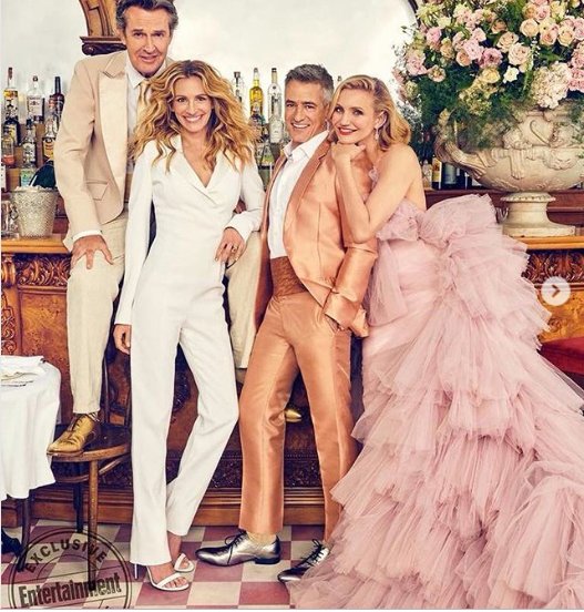 centrodocinema's tweet photo. 'O Casamento do Meu Melhor Amigo' completou 22 anos este mês. Para celebrar e recordar, a #EntertainmentWeekly realizou a reunião do elenco com #JuliaRoberts #RupertGrint, #CameronDiaz #DermotMulroney.

Quem adora cantar "I say a little pray for you..."? #cinema #filme #romcom https://t.co/ePzkPbrOTo