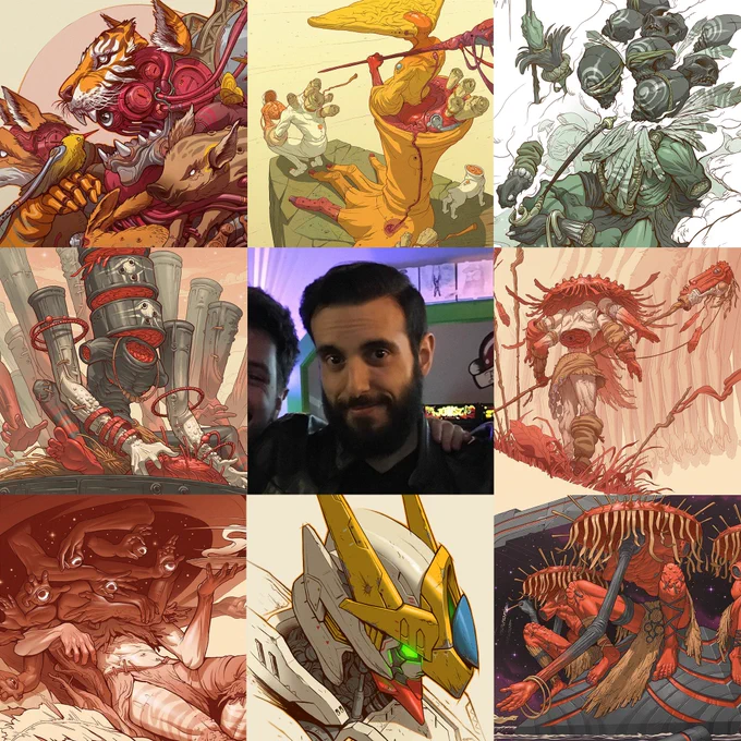 Is it that time of the year again? My weirdos and I. For prints click dat link below: 

https://t.co/BR9RFpZMrf

#artvsartist #digitalart #ArtistOnTwitter 