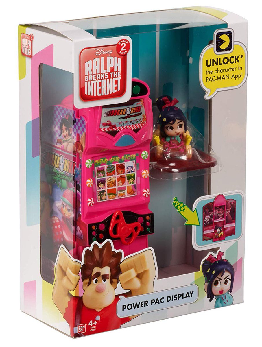 #RalphBreaksTheInternet #Sweepstakes Day 2 – Ralph and Vanellope meet Yesss, queen of trending. Help Yesss by liking and sharing this tweet with #VuduYesss for your chance to win a Power Pac Sugar Rush Display! Learn more: bit.ly/2E4l5EL