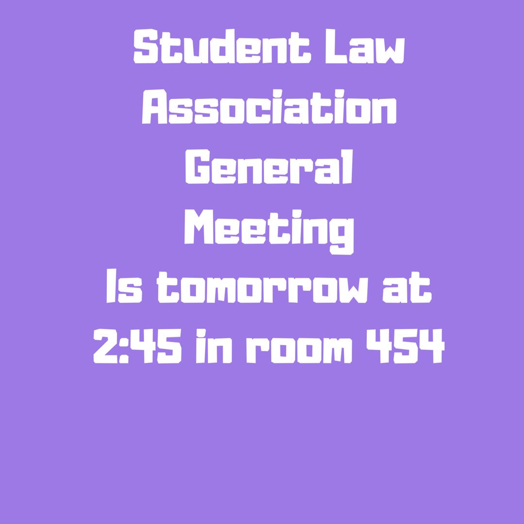 Student Law Assoc. (@sla_cghs) on Twitter photo 