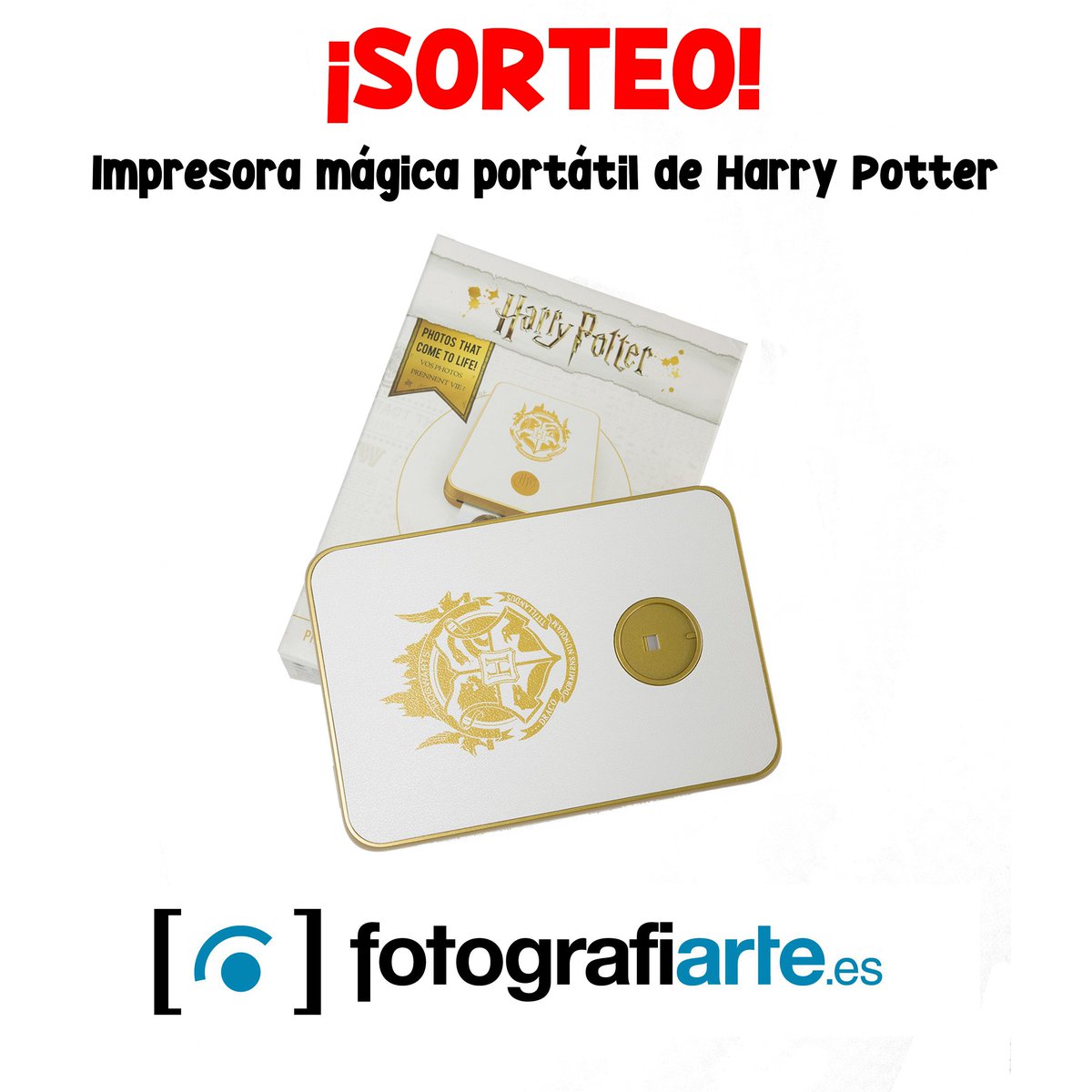 EiProfeta's tweet photo. ¡SORTEAMOS UNA IMPRESORA MÁGICA PORTÁTIL DE HARRY POTTER!

Para participar, solo tienes que:

-Dar RT
-Seguir a @FOTOGRAFIARTE2

¡Así de sencillo! 

Con esta impresora, podrás imprimir fotos y que se muevan como en el mundo mágico de Harry Potter.

Finaliza el 20/02/2019 https://t.co/EDebQ9jvUP
