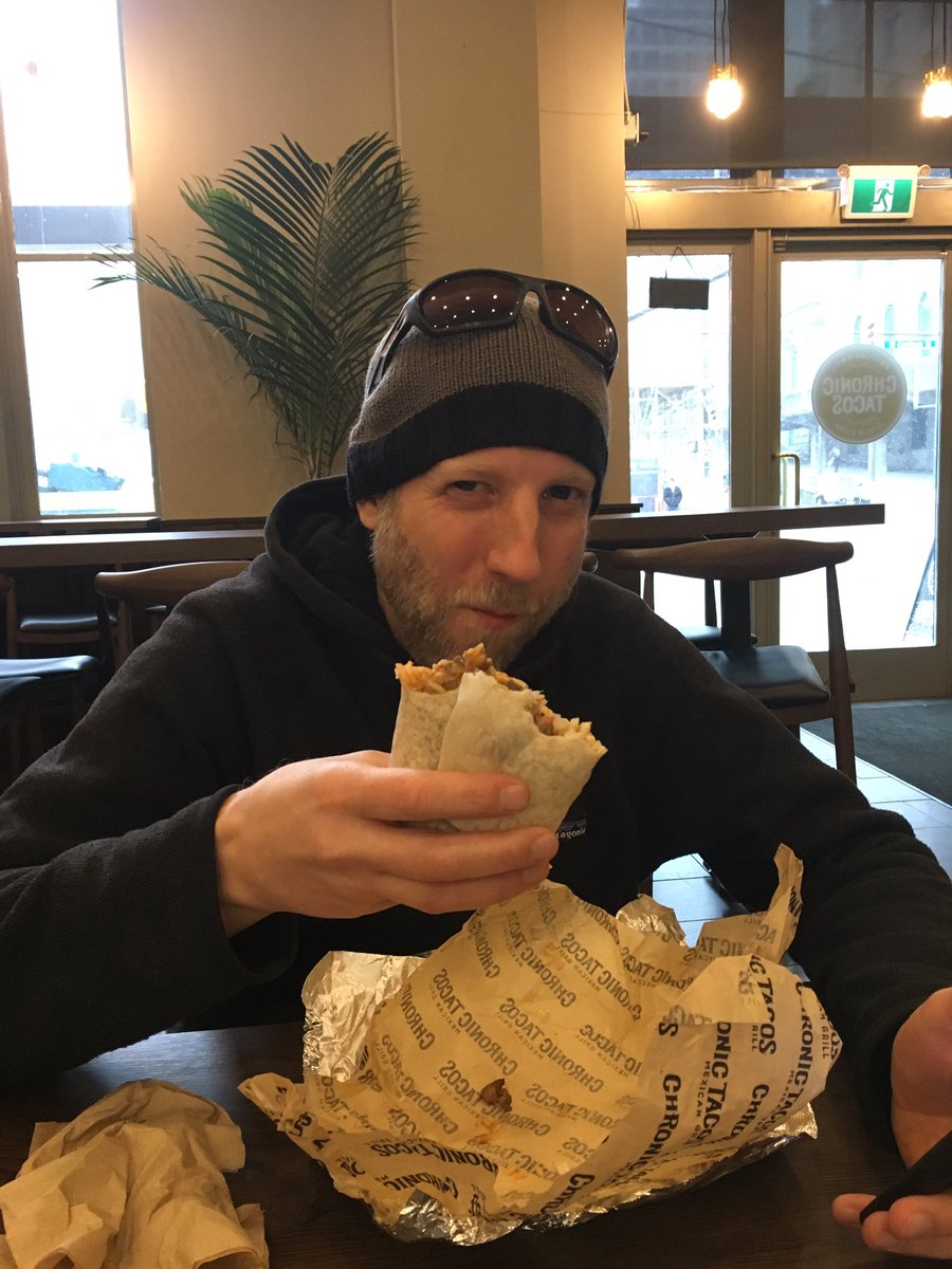 KoiBudG's tweet photo. Fueling up on some @chronictacos in #Vancouver before the #210Canada #210mixer .
#glutenfree #MIQRO https://t.co/PsgAfSPH71