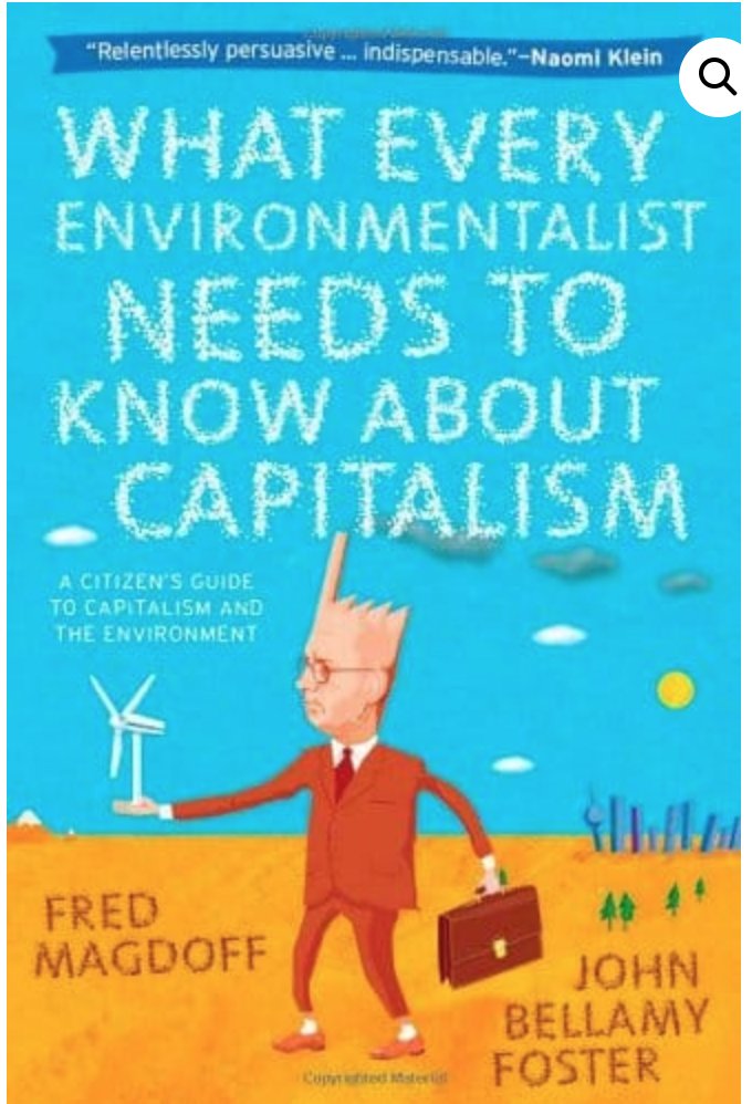 Additionally, EVERY leftist should read John Bellamy Foster's 'What Every Environmentalist...'Heinberg's Post-Carbon Reader is greatJackson's Prosperity without Growth is a start, but make sure you readHahnel on Throughput and clarifying growth