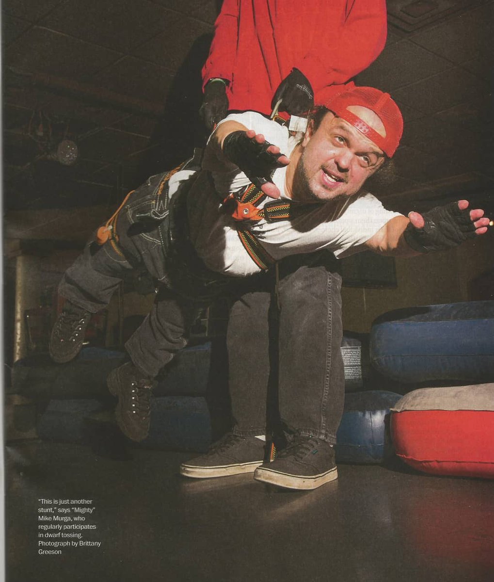 mightymikemurga's tweet photo. Washinton post Magazine DWARF TOSS ๐๐๐ท๐ช๐ฏ๐ฅ๐ฅ๐บ๐ผ
#dwarfs #showgirls #washington #winter #midget #mightymike #leprechaun #toss #littlepeople #canada #party #cheers #ladies #bar #beer #kiro7 #selfie #dj #spokane #seattle #kiro #girls #washingtonpost #cocktails #dwarftossing https://t.co/bY2tWwLfNe