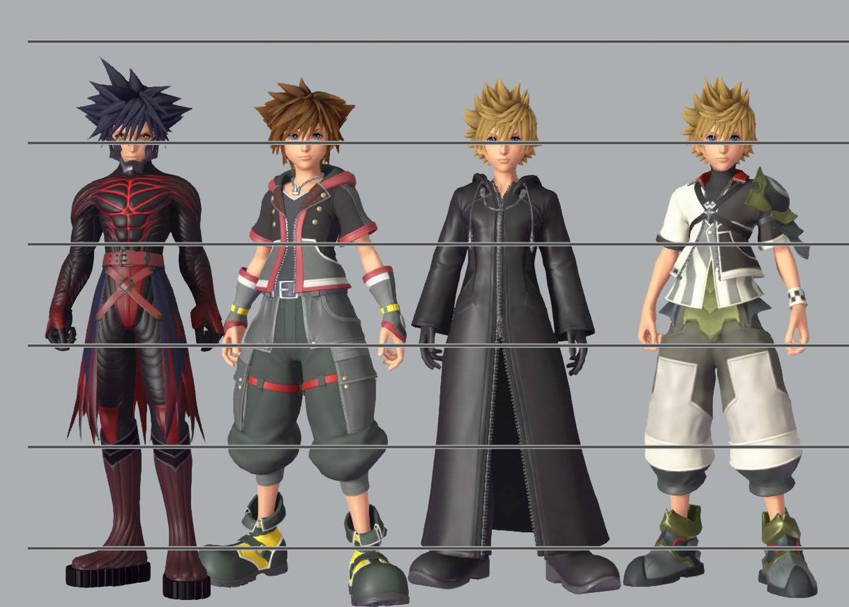 Robin 172 Days Till Ew Sora Is The Tallest Then It S Vanitas Who Only Looks Taller Cause Of His Hair Then It S Ventus And Roxas Is The Shortest Cause