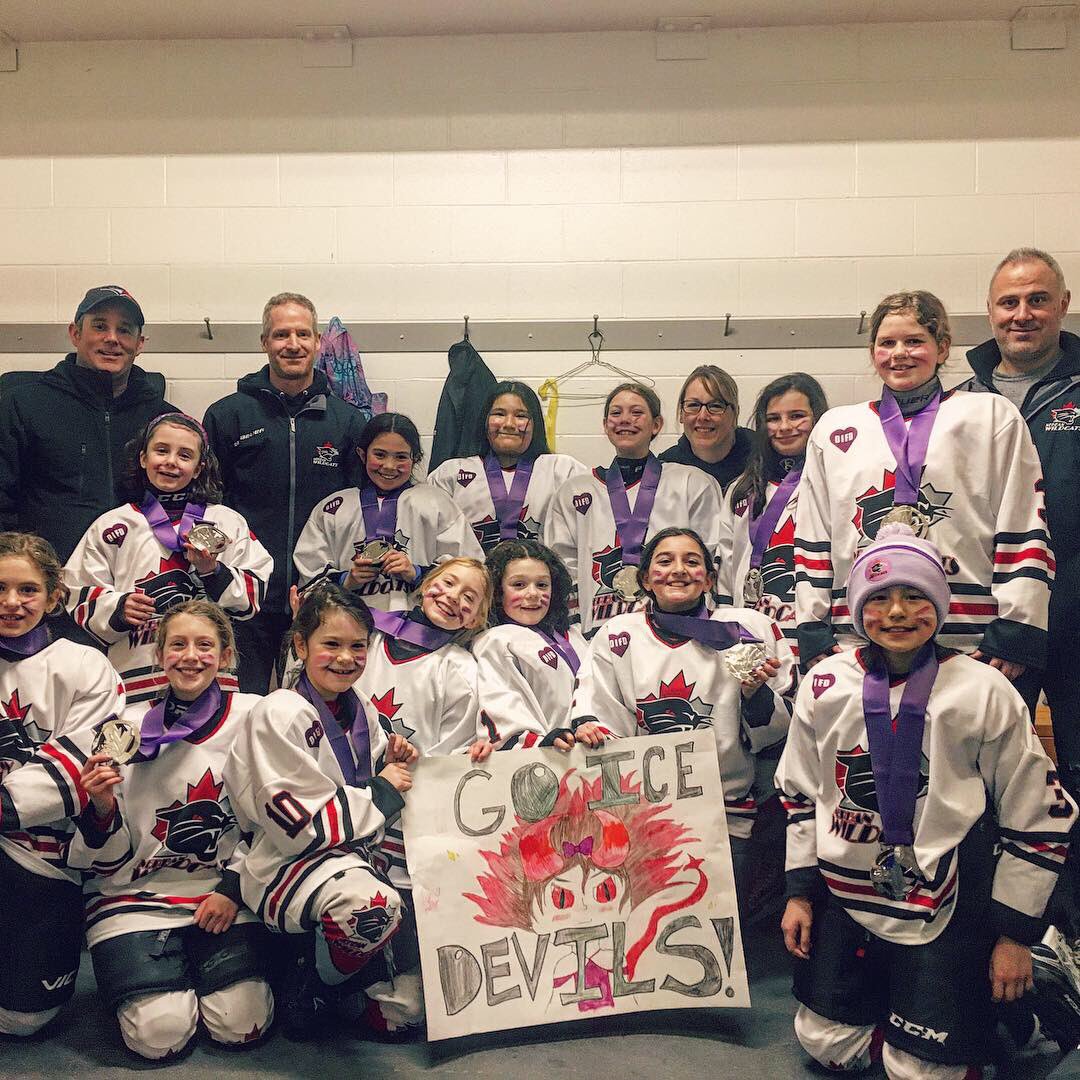 Nepean Wildcats Atom House 7 - win silver! 🥈💜 #DIFD #WeAllSkateTogether @nepeanwildcats @difdroyal #girlsplayinghockey #girlslovinghockey @CosgroveCory #pttp #powertothepurple