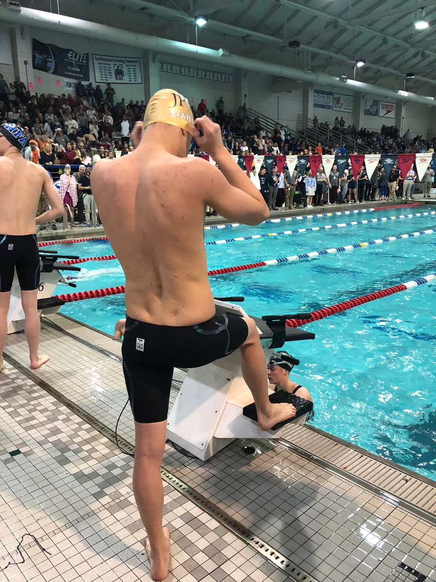 JPII_Swim's tweet photo. After finishing an impressive career at JPII with a 9th and 10th place finish in the state in the 200 IM and 100 breast...Austin Kinsler has committed to continue his swimming career at Carson Newman next year! @cnswim @JPIIAthletics Congrats!!! #GoKnights https://t.co/vGRxXkZwII