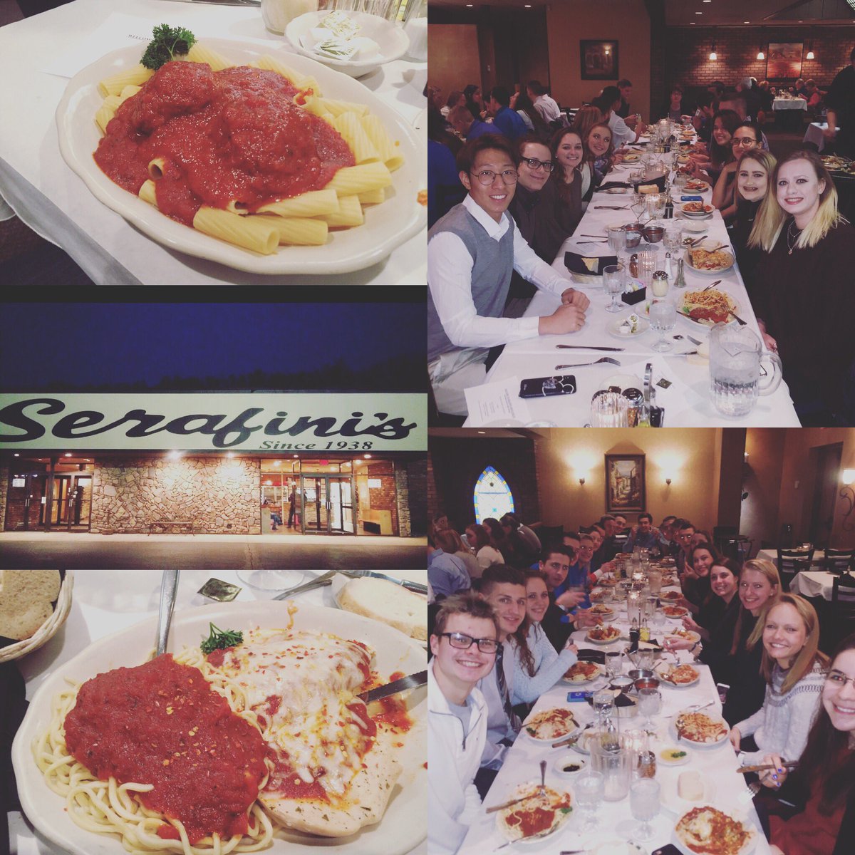 PSBSwimDive's tweet photo. Well we are only 3 days away from the start of AMCC Champs! Thanks to #serafinis for the excellent team dinner! #BehrendProud #ladylionsswim #goingfor13
@psbathletics https://t.co/Dsx0X0K0hG