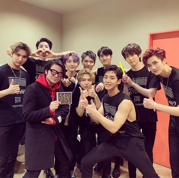 Pentagon Ina Photo Glay Teru Instagram Update With Pentagon 펜타곤 T Co Ewqmih01fk