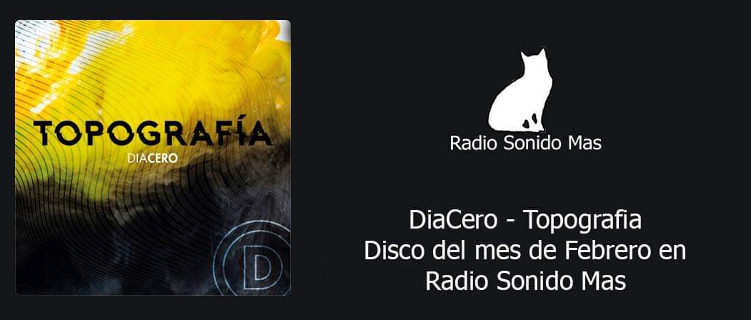 #TOPOGRAFÍA de <a href="/DiaceroMusic/">D I A C E R O</a> es el Disco del Mes en @RadioSonidoMas 
#GRACIASRADIOSONIDOMAS 

#MéxicoApoyaaDiaceroMusic 🇲🇽
#PurotalentoChileno 🇨🇱