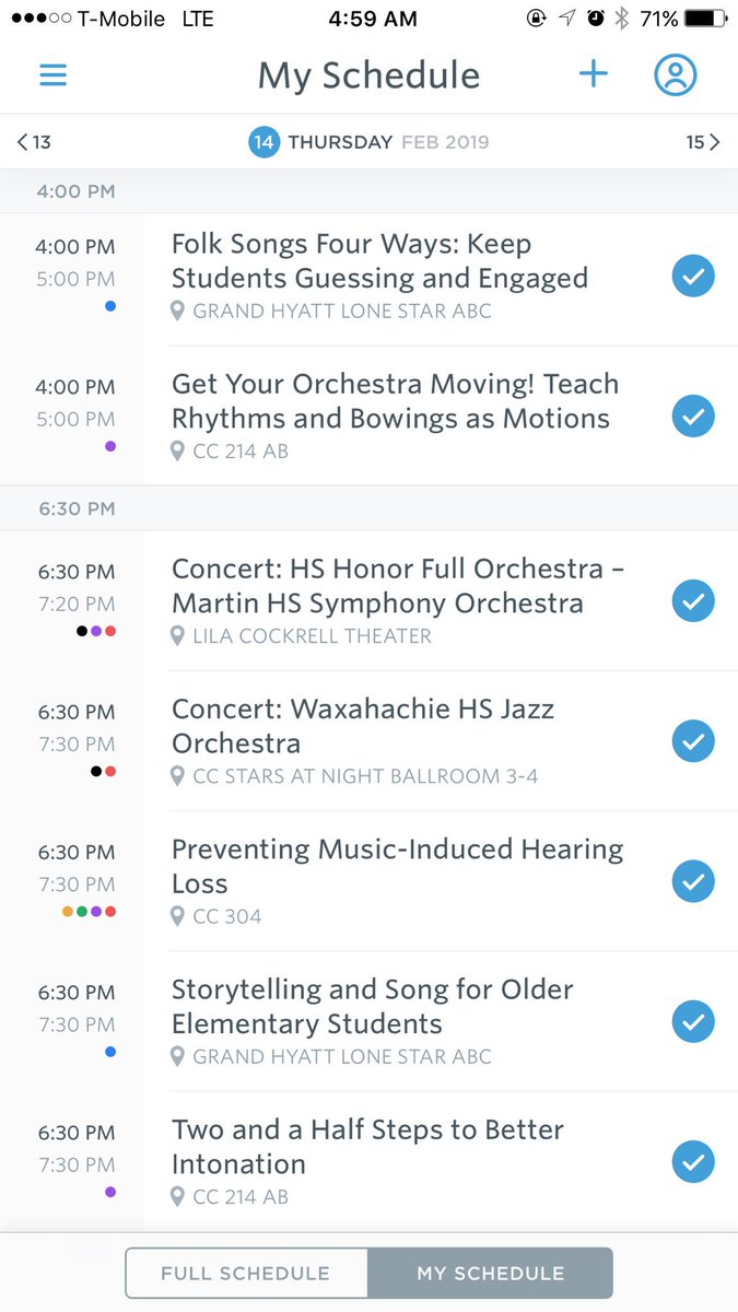DocStrong26's tweet image. And this is all just on Thursday! @TMEA #TMEA2019 #hardtopick #musiced