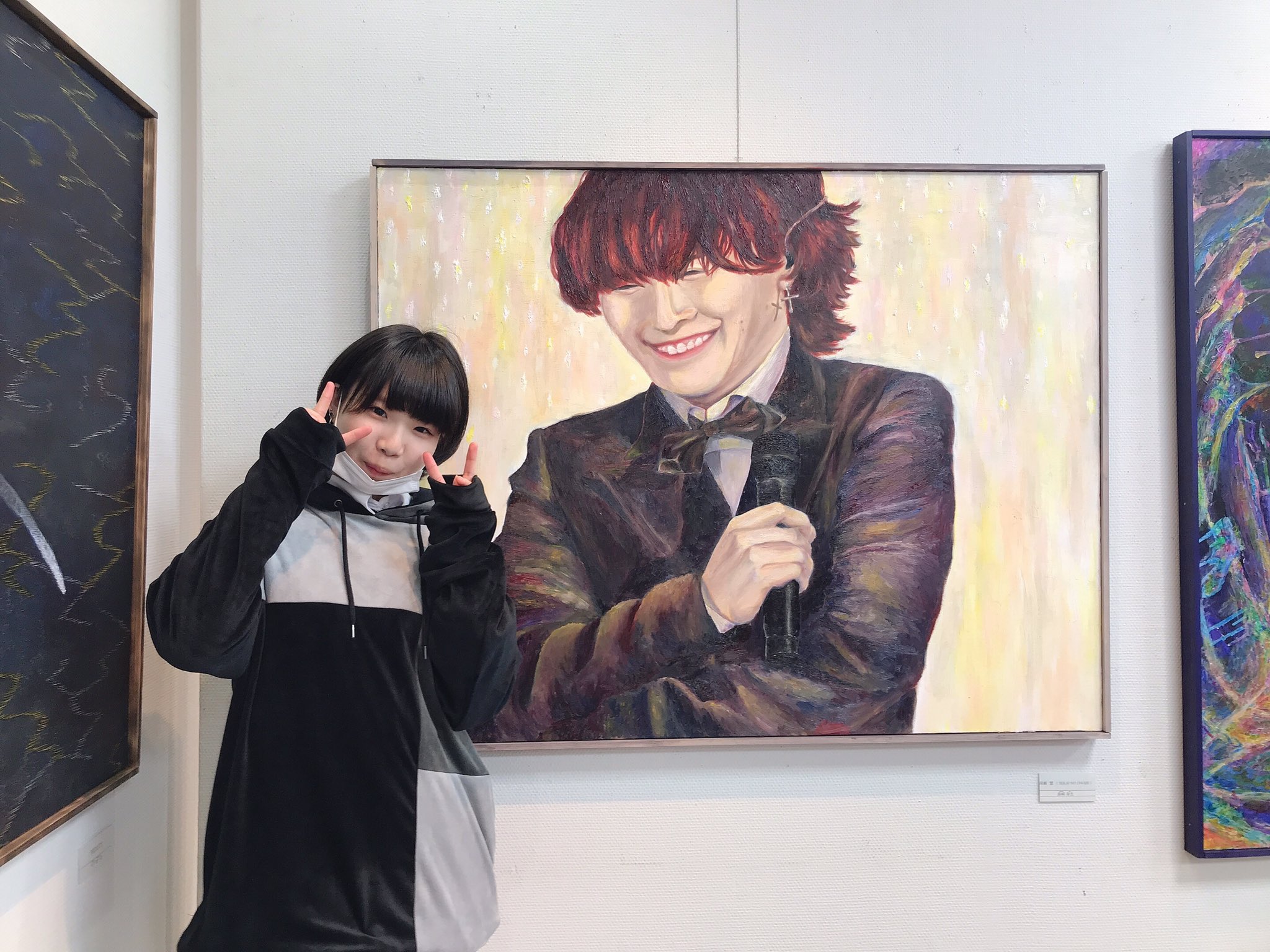 島崎 卒業制作 深瀬慧 Sekai No Owari 油絵好きだけど苦手で でも頑張れて 幸せだった