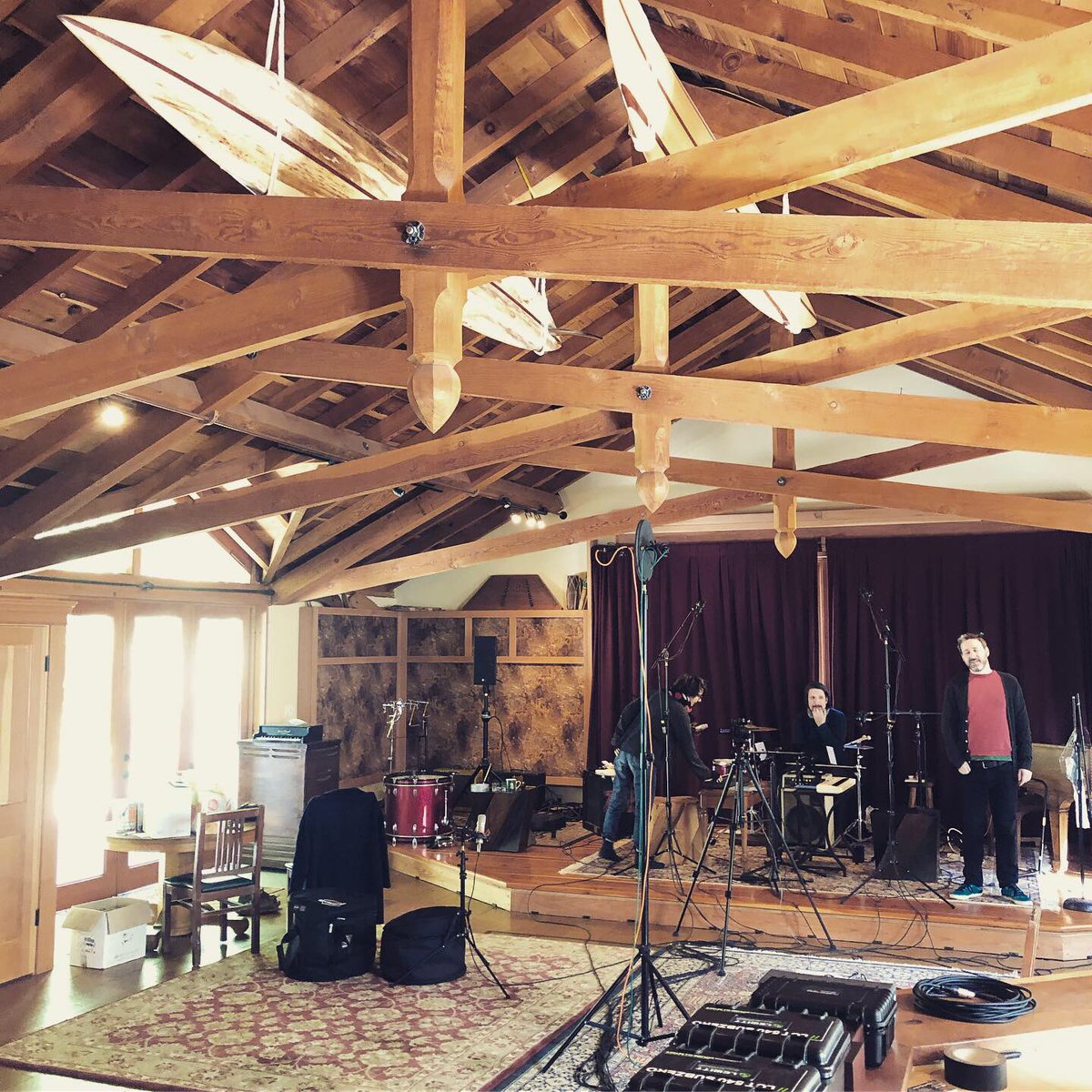 anindexofmusic's tweet photo. Today’s studio view tracking Jürg Frey, Colors of Silence at Wind River #SantaCruzMountains #SantaCruz #wandelweiser https://t.co/LxJ4imnZVi