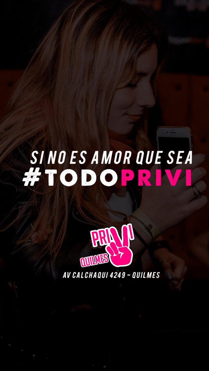 PriviQuilmesBA's tweet photo. Si no es amor, que sea #TodoPrivi https://t.co/xSj3ZfGKVM