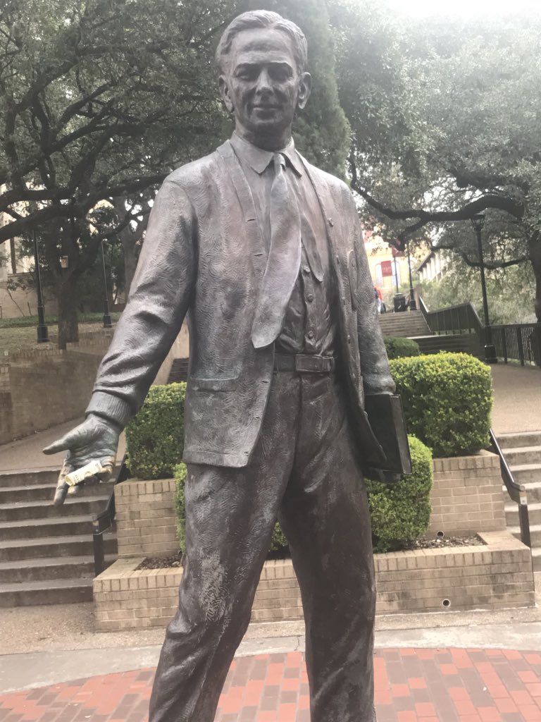 WrestleLog's tweet photo. 10. Although I’m sure everyone knows if they have ever stepped foot on campus, most Texas citizens have no clue for president Lyndon (Jumbo) Johnson is a Graduate of Texas State! He even wrote for the University Star Newspaper when it was called The College Star! #TXST #FDOM19 https://t.co/B49cZZ2kP4