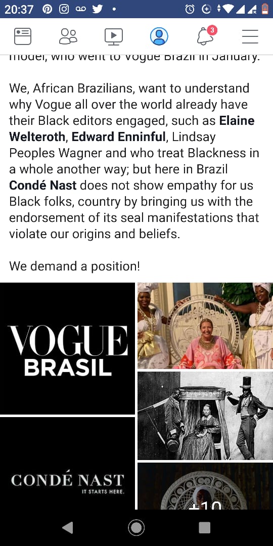 RibSte's tweet photo. Slavery Themed Party: Donata Meirelles, head of fashion stylish at Magazine Vogue Brazil, held commemorations of her 50 years old birthday in such peculiar ways. Her called party #DOShow50 was a perfect demonstration of the worst pervert racism. https://t.co/vNdlnLVDLp