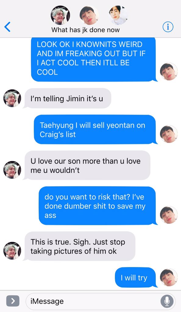 5. Tattle Tae (ik it’s not established but Tae is an artist and so is Jimin so they collaborate sometimes u know)