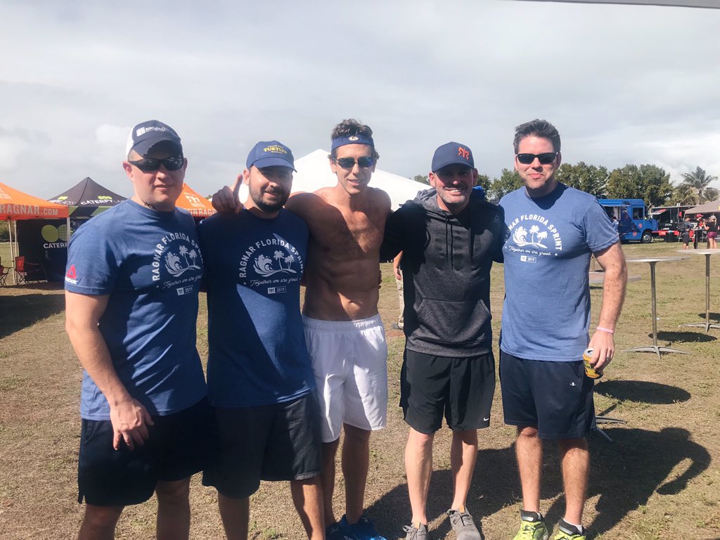 EraclidesGelman's tweet photo. We had three teams participate in the Ragnar Relay this weekend. One of the teams consisting of Richard Clark (Tennessee), George Waters (Georgia), Bowen Robinson (Tallahassee), and Peter Manso (Palm Beach) won their division and 7th overall out of 323 teams! https://t.co/gQ9bwxv07r