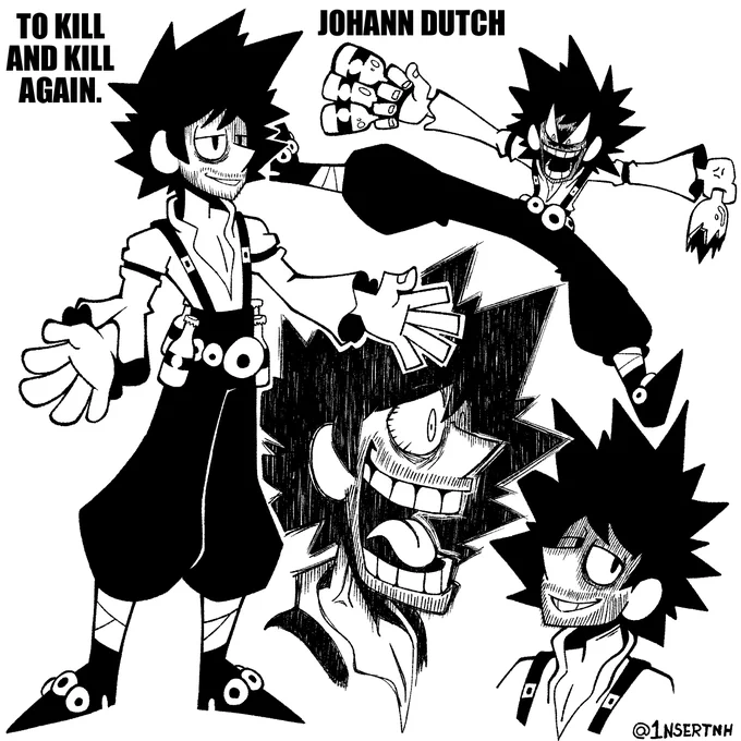 Johann Dutch, the antagonist of the story 