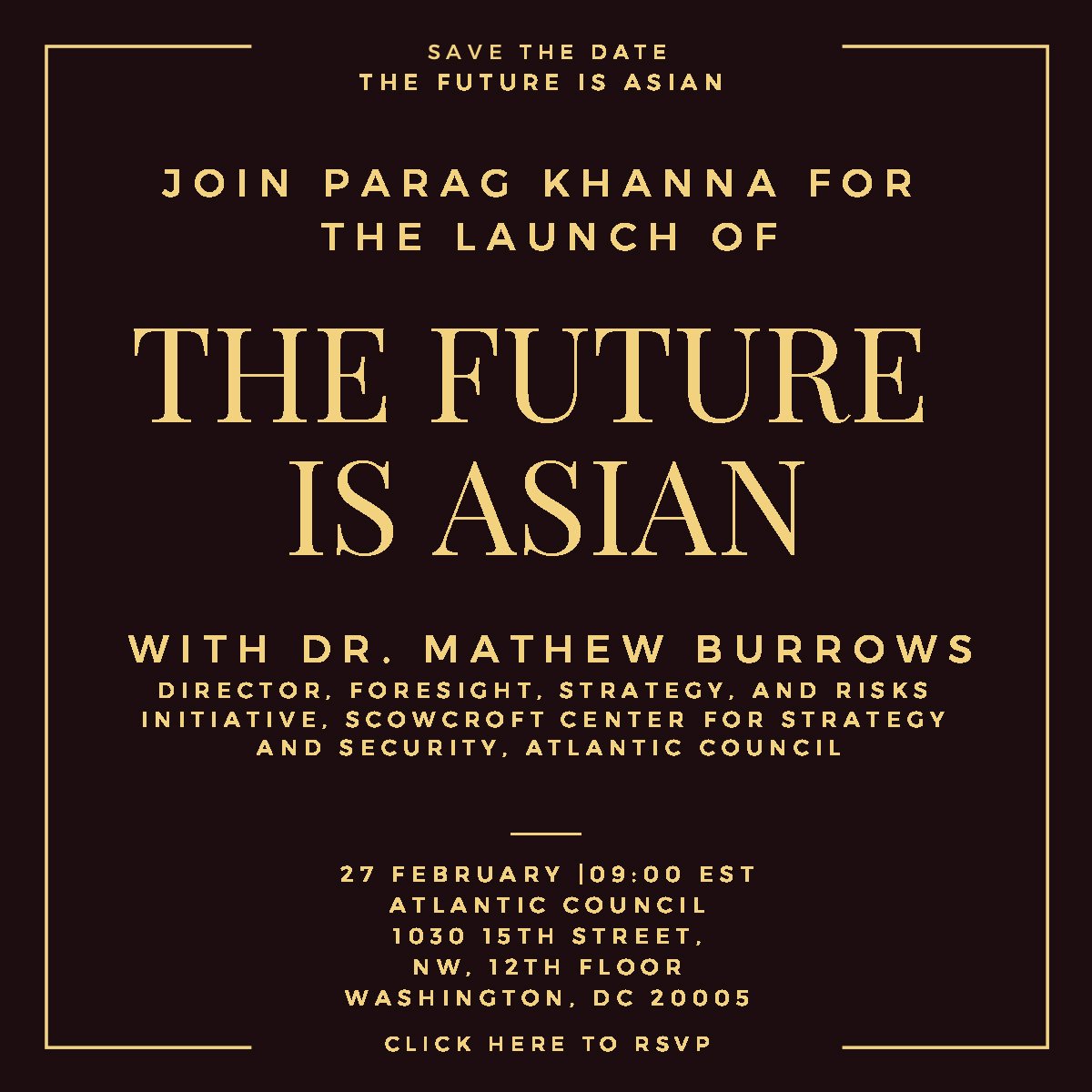 Parag Khanna On Twitter Join Me On Feb 27 At 9am At