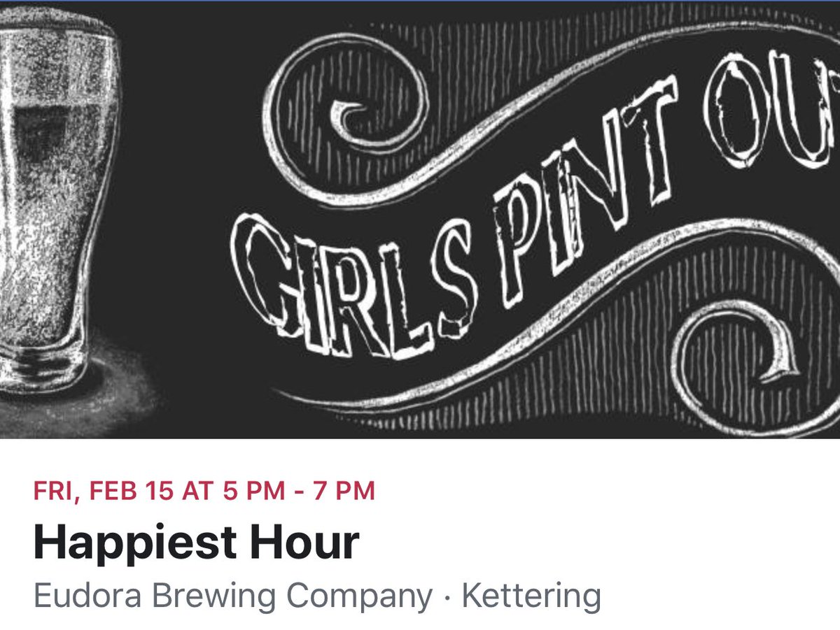 DaytonGPO's tweet photo. We’ll be at @EudoraBrewingCo this Friday for #happiesthour! Head over to our Facebook page for more details 🍻 https://t.co/qjPiUzjmQR