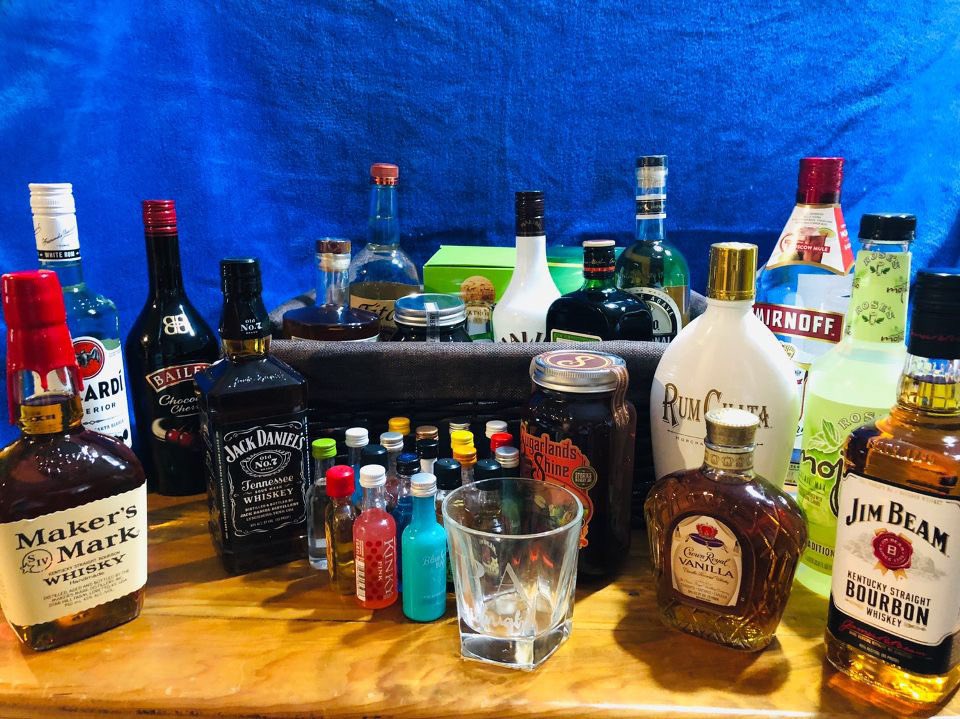 Altman_J10's tweet photo. Emma’s cheer team is having a raffle to help go to WORLDS 🌎!  We have 3 baskets available.  1 premium alcohol, 1 Beer, &amp; 1 assorted wines. TONS of items in each basket and you decide which ones you want. Tickets are 1 for $10 dollars or 3 for $25.  Let me know if interested! https://t.co/wds8OJDjRB