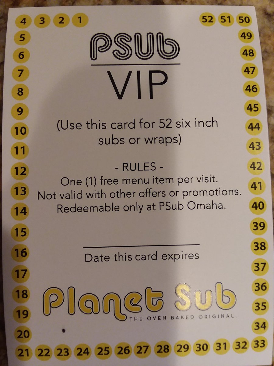 psubomaha's tweet photo. ***Win a sub a week for 1 year***
How? One person will win simply for doing the following:
1) you must follow us on Twitter 
2) you must retweet this 
One winner announced 2/15/19 https://t.co/9N9rqXZF4q