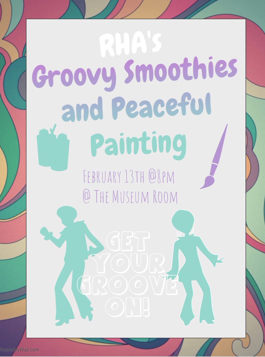 Get groovy with RHA and paint some rad paintings!