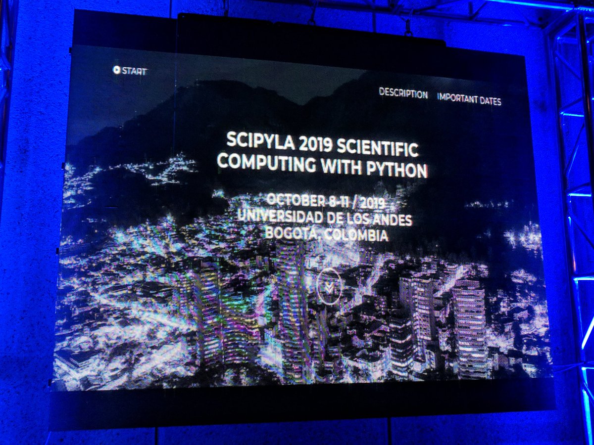 WillingCarol's tweet image. Save the date. SciPyLA 2019